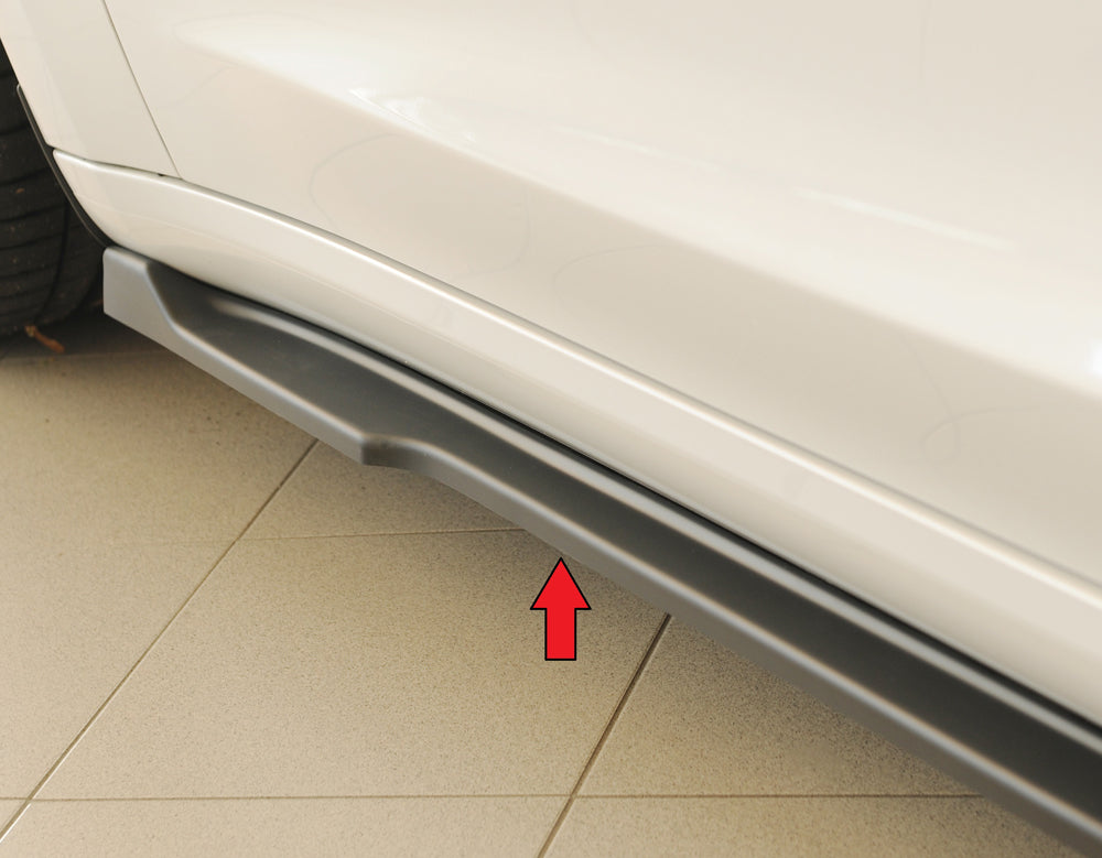 Tesla Model 3  (003) Rieger Seitenschwelleransatz links, für orig. Seitenschweller, ABS, 
inkl. Montagezubehör, Gutachten