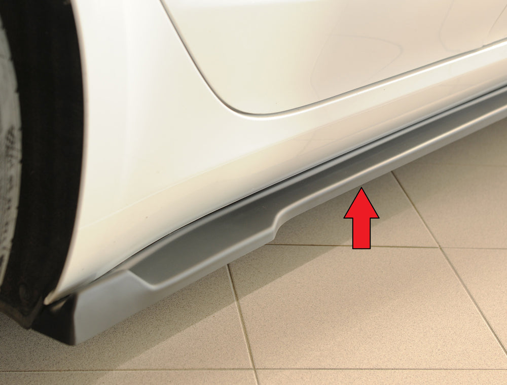 Tesla Model 3  (003) Rieger Seitenschwelleransatz rechts, für orig. Seitenschweller, ABS, 
inkl. Montagezubehör, Gutachten