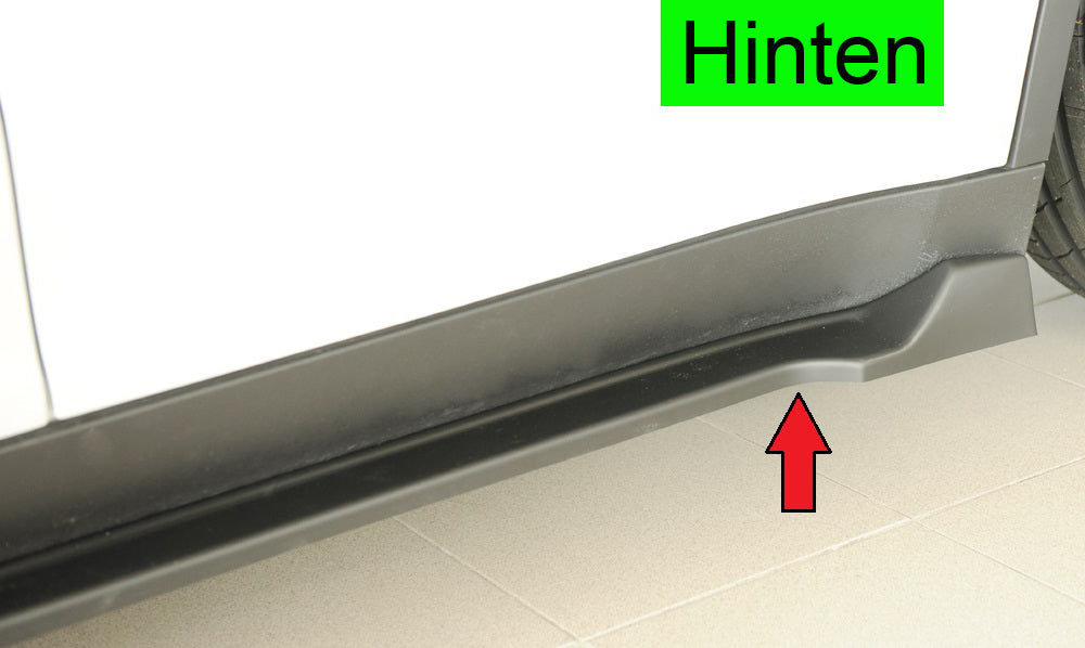 Tesla Model Y  (003) Rieger Seitenschwelleransatz links, für orig. Seitenschweller, ABS, 
inkl. Montagezubehör, Gutachten