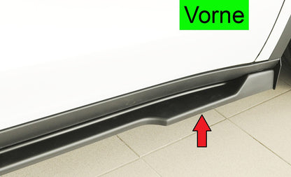 Tesla Model Y  (003) Rieger Seitenschwelleransatz rechts, für orig. Seitenschweller, ABS, 
inkl. Montagezubehör, Gutachten