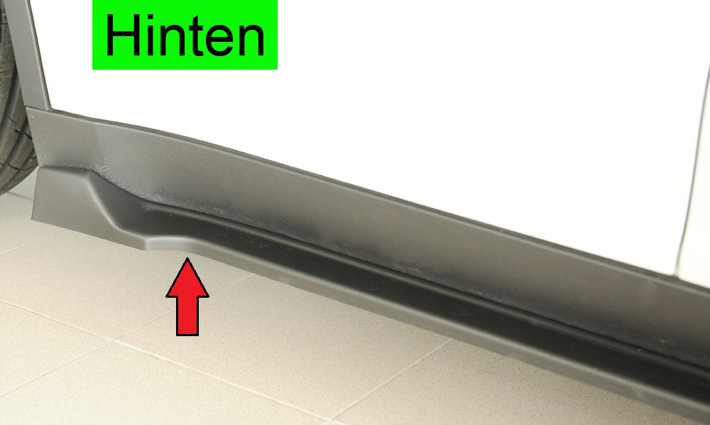 Tesla Model Y  (003) Rieger Seitenschwelleransatz rechts, für orig. Seitenschweller, ABS, 
inkl. Montagezubehör, Gutachten