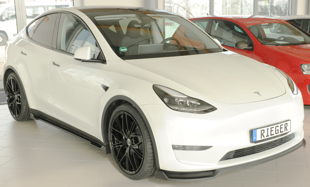 Tesla Model Y  (003) Rieger Seitenschwelleransatz rechts, für orig. Seitenschweller, ABS, 
inkl. Montagezubehör, Gutachten