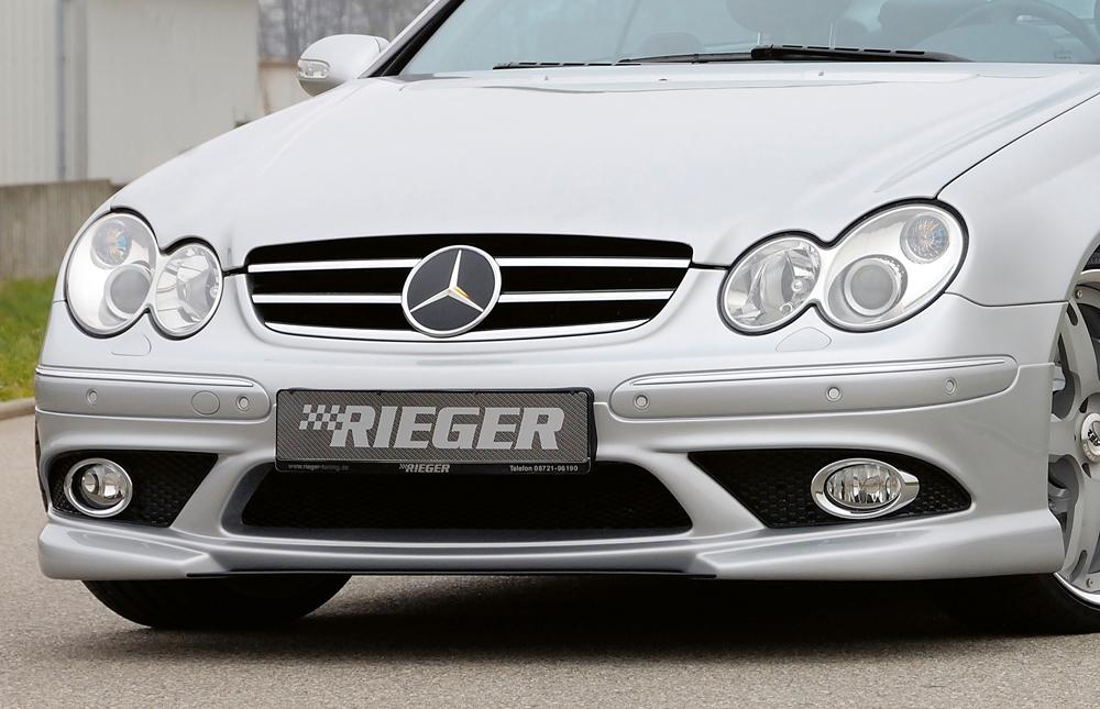 Mercedes CLK (W209) Rieger Spoileransatz  ABS, 
inkl. Montagezubehör, Alugitter, ABE