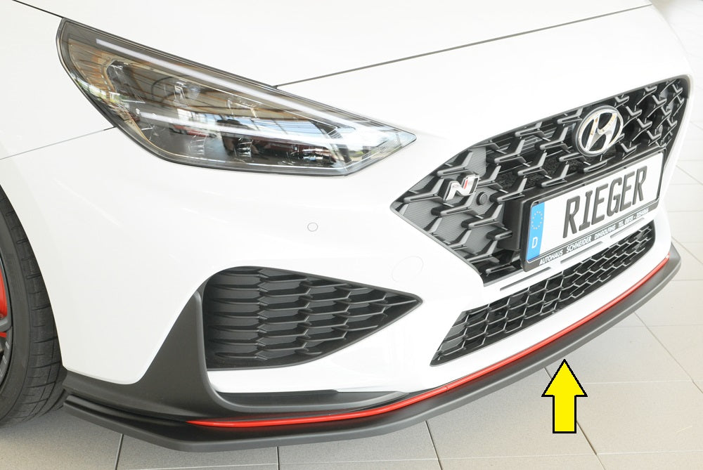 Hyundai i30 N-Performance  (PDE) Rieger Spoilerschwert für orig. Frontschürze, ABS, 
inkl. Montagezubehör, ABE