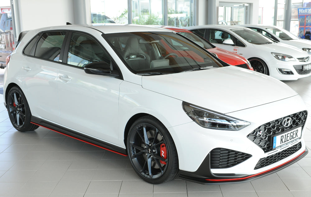 Hyundai i30 N-Performance  (PDE) Rieger Spoilerschwert für orig. Frontschürze, ABS, 
inkl. Montagezubehör, ABE