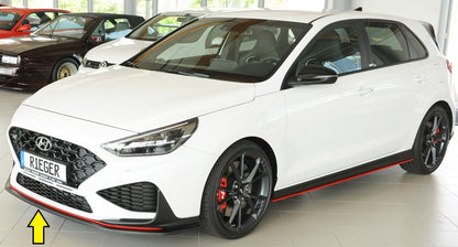 Hyundai i30 N-Performance  (PDE) Rieger Spoilerschwert für orig. Frontschürze, ABS, 
inkl. Montagezubehör, ABE