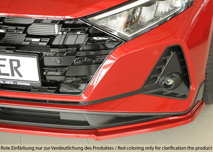 Hyundai i20 N  (BC3) Rieger Spoilerschwert für orig. Frontschürze, ABS, 
inkl. Montagezubehör, ABE