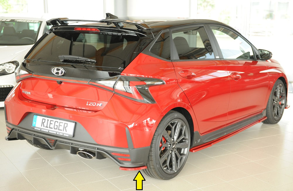 Hyundai i20 N  (BC3) Rieger Heckschürzenansatz seitlich rechts rechts, für orig. Heckeinsatz, ABS, 
inkl. Montagezubehör, ...