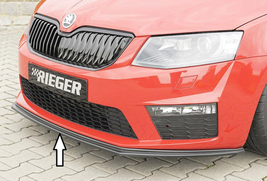Skoda Octavia RS (5E) Rieger Spoilerschwert für orig. RS-Frontschürze für orig. Frontschürze, ABS, 
inkl. Montagezubehör, ABE