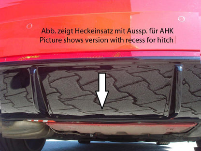 Skoda Octavia RS (5E) Rieger Heckeinsatz bei Bestellung bitte genaue Motorisierung angeben! für orig. Endrohrblende li. u. re., ABS, für Fzg. mit Anhängekupplung, 
inkl. Montagezubehör, Gutachten