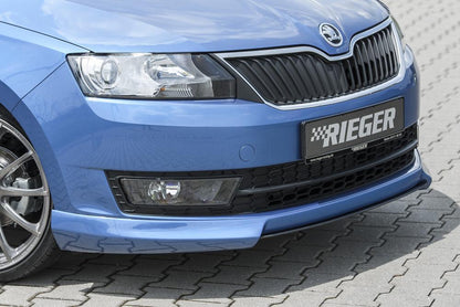 Skoda Rapid (NH) Rieger Spoilerschwert für Spoilerlippe 79020 mittig, für Spoilerlippe, ABS, 
inkl. Montagezubehör, ABE