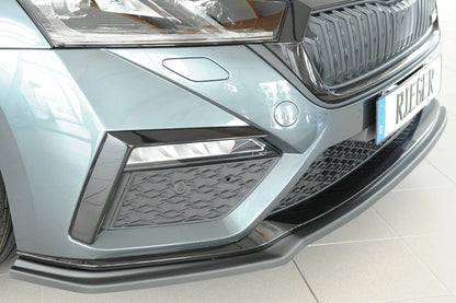 Skoda Octavia RS (NX) Rieger Spoilerschwert für orig. Frontschürze, ABS, 
inkl. Montagezubehör, ABE