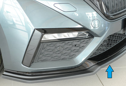 Skoda Octavia RS (NX) Rieger Spoilerschwert für orig. Frontschürze, ABS, 
inkl. Montagezubehör, ABE