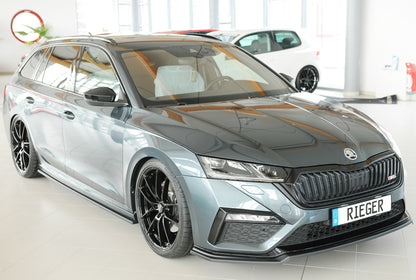 Skoda Octavia RS (NX) Rieger Spoilerschwert für orig. Frontschürze, ABS, 
inkl. Montagezubehör, ABE