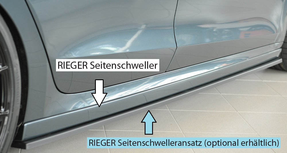 Skoda Octavia (NX) Rieger Seitenschweller (XS) rechts, ABS, 
inkl. Montagezubehör, Gutachten
