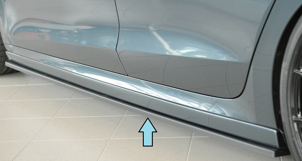 Skoda Octavia RS (NX) Rieger Seitenschwelleransatz links, für RIEGER-Seitenschweller, ABS, 
inkl. Montagezubehör, Gutachten