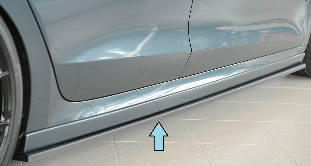 Skoda Octavia RS (NX) Rieger Seitenschwelleransatz rechts, für RIEGER-Seitenschweller, ABS, 
inkl. Montagezubehör, Gutachten