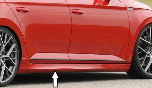 Skoda Superb III (3T/3V) Rieger Seitenschweller  rechts, ABS, 
inkl. Montagezubehör, Gutachten