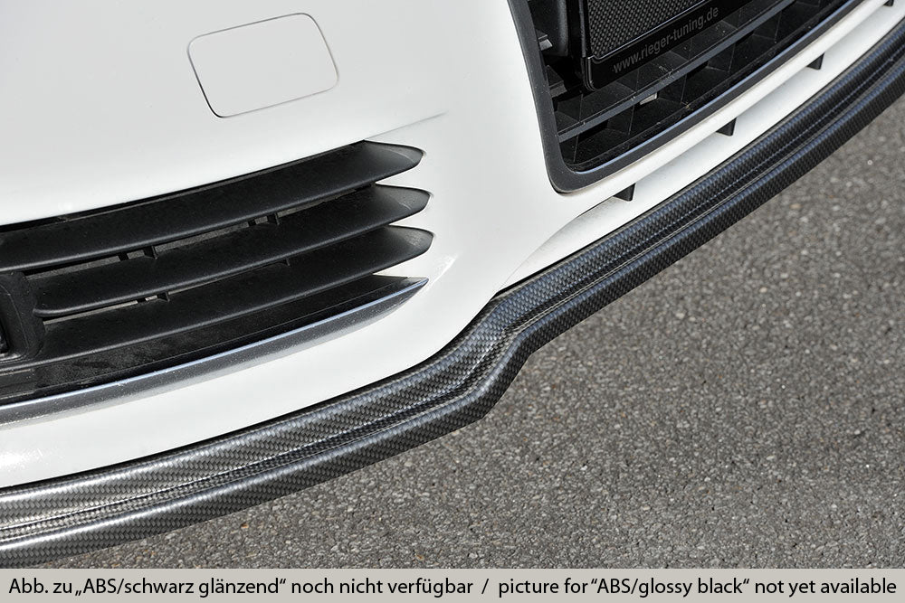 Audi A6 (4F) Rieger Spoilerlippe (GBL-55330) ABS, schwarz glänzend, für Fzg. ohne S-Line Exterieur, 
inkl. Montagezubehör,...