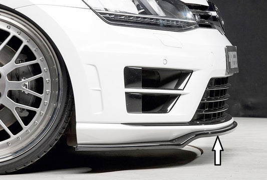 VW Golf 7 Rieger Spoilerschwert nur für R / R-Line für orig. Frontschürze ABS, schwarz glänzend, für Fzg. mit R-Line Exterieur, 
inkl. Montagezubehör, ABE