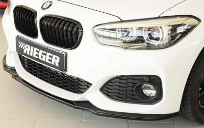 BMW 1er F20  (1K4) Rieger Spoilerschwert für orig. M-Paket-Frontschürze für orig. Frontschürze, ABS, schwarz glänzend, für Fzg. mit M-Technik, 
inkl. Montagezubehör, ABE