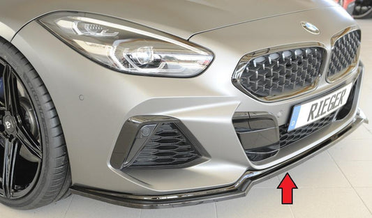 BMW Z4 (G4Z/G29) Rieger Spoilerschwert für orig. M-Sport-Paket-Frontschürze für orig. Frontschürze, ABS, schwarz glänzend, für Fzg. mit M-Sport-Paket, 
inkl. Montagezubehör, ABE