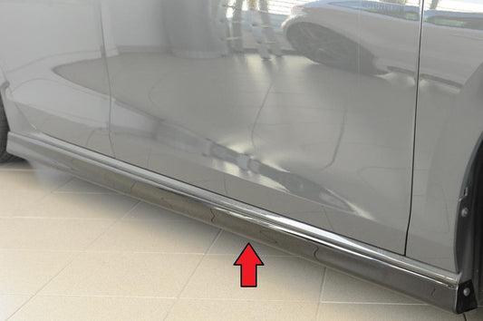VW Golf 8 Rieger Seitenschweller (XS)  rechts, ABS, schwarz glänzend, 
inkl. Montagezubehör, Gutachten