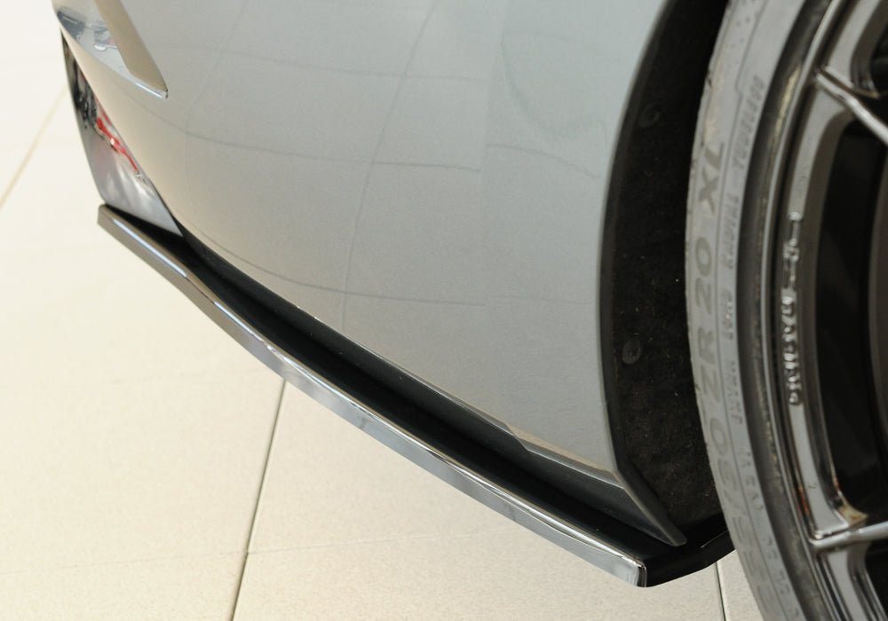 Skoda Octavia RS (NX) Rieger Heckschürzenansatz seitlich rechts rechts, für RIEGER Heckeinsatz, ABS, schwarz glänzend, 
in...