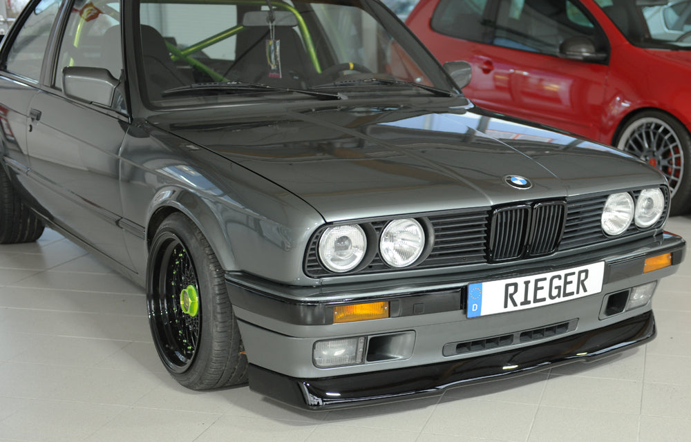 Frontspoiler Für BMW E30 3er – IS-Lippe Aus ABS, Schwarz Matt, Mit ABE, Made In Germany