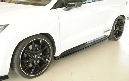 Seat Ateca FR (5FP) Rieger Seitenschwelleransatz (3-tlg.) links, 3-tlg., ABS, schwarz glänzend, 
inkl. Montagezubehör, Gut...