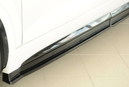 Seat Ateca FR (5FP) Rieger Seitenschwelleransatz (3-tlg.) links, 3-tlg., ABS, schwarz glänzend, 
inkl. Montagezubehör, Gut...