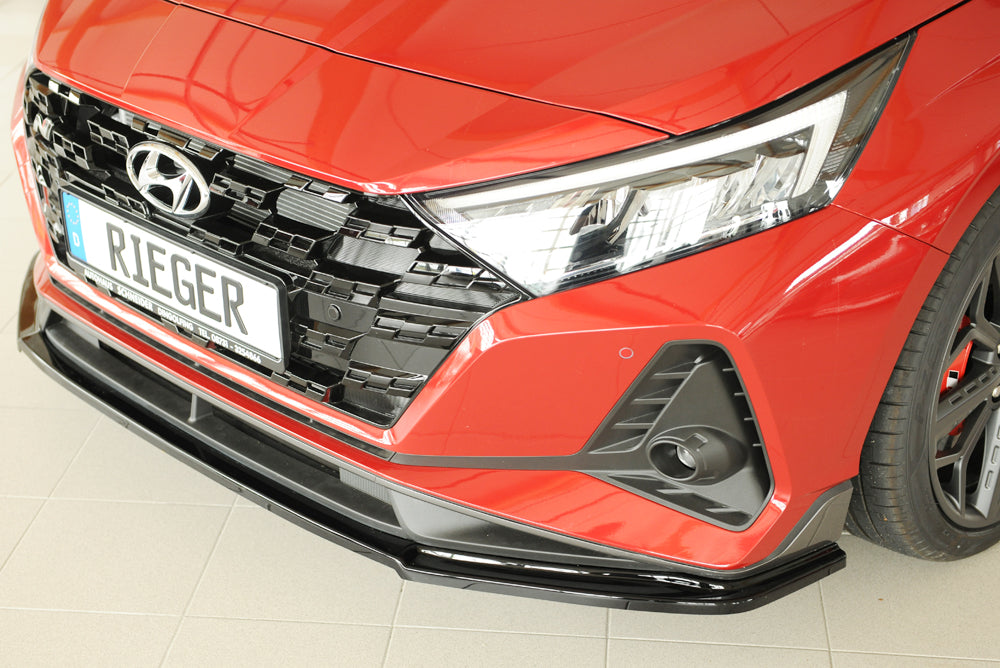 Hyundai i20 N-Performance  (BC3) Rieger Spoilerschwert für orig. Frontschürze, ABS, schwarz glänzend, 
inkl. Montagezubehö...