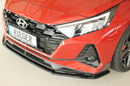 Hyundai i20 N-Performance  (BC3) Rieger Spoilerschwert für orig. Frontschürze, ABS, schwarz glänzend, 
inkl. Montagezubehö...