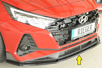 Hyundai i20 N-Performance  (BC3) Rieger Spoilerschwert für orig. Frontschürze, ABS, schwarz glänzend, 
inkl. Montagezubehö...