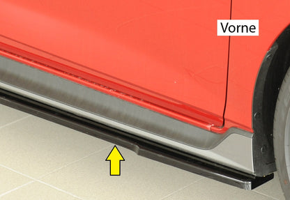 Hyundai i20 N  (BC3) Rieger Seitenschwelleransatz rechts, für orig. Seitenschweller, ABS, schwarz glänzend, 
inkl. Montage...