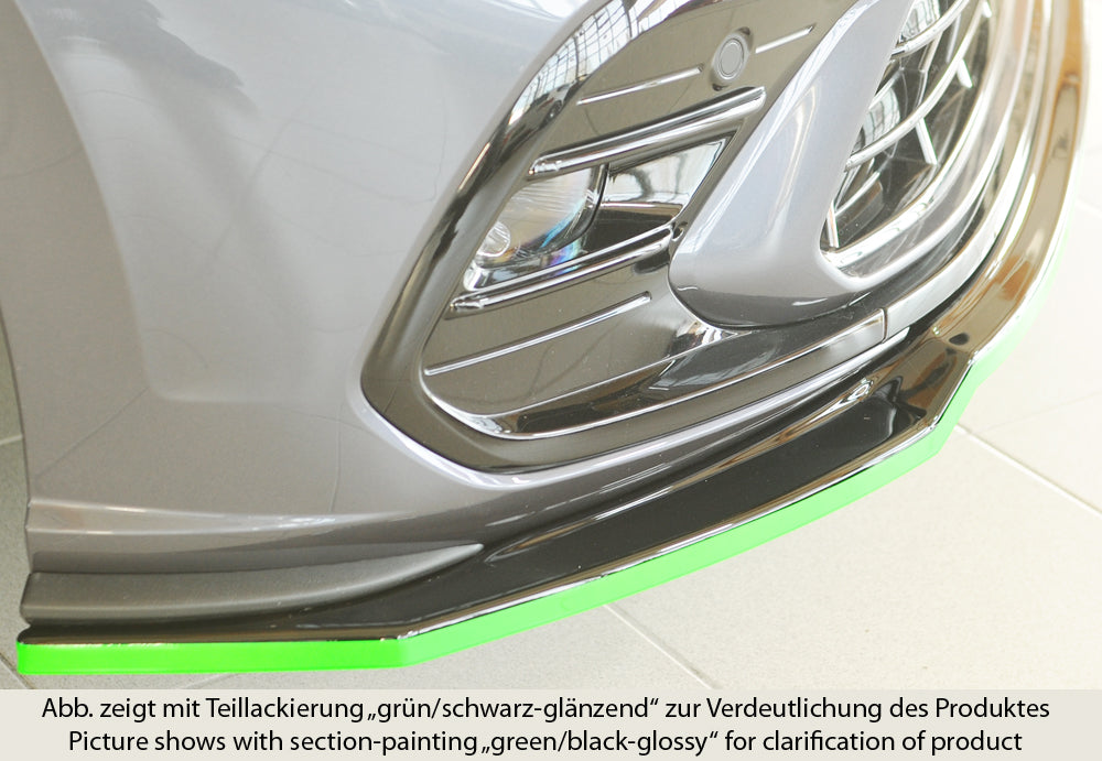 VW Polo (AW) R-Line Rieger Spoilerschwert für orig. Frontschürze, ABS, –  Tuning King