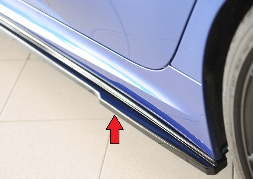 BMW 3er G21  (G3K) Rieger Seitenschwelleransatz links, für orig. Seitenschweller, ABS, schwarz glänzend, für Fzg. mit M-Sp...