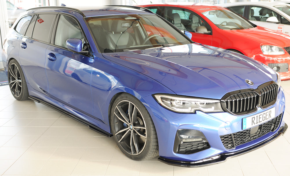 BMW 3er G21  (G3K) Rieger Seitenschwelleransatz rechts, für orig. Seitenschweller, ABS, schwarz glänzend, für Fzg. mit M-S...