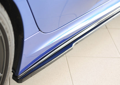 BMW 3er G20  (G3L) Rieger Seitenschwelleransatz rechts, für orig. Seitenschweller, ABS, schwarz glänzend, für Fzg. mit M-S...