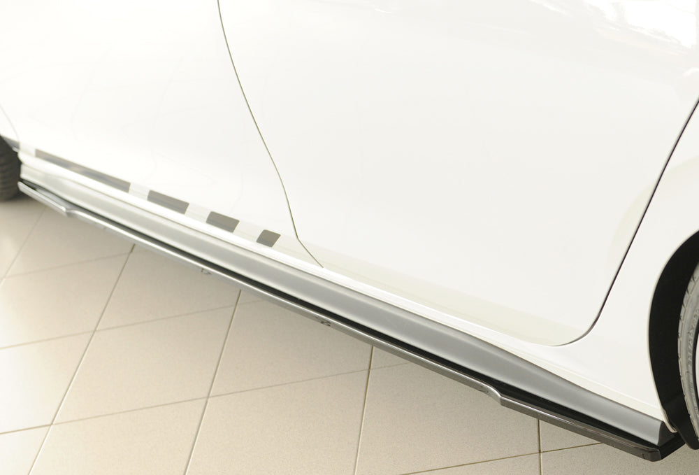 VW Golf 8 GTI Rieger Seitenschwelleransatz links, ABS, schwarz glänzend, 
inkl. Montagezubehör, Gutachten