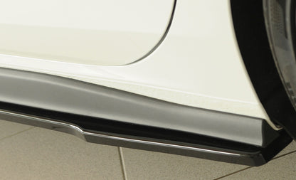 VW Golf 8 GTE Rieger Seitenschwelleransatz links, ABS, schwarz glänzend, 
inkl. Montagezubehör, Gutachten