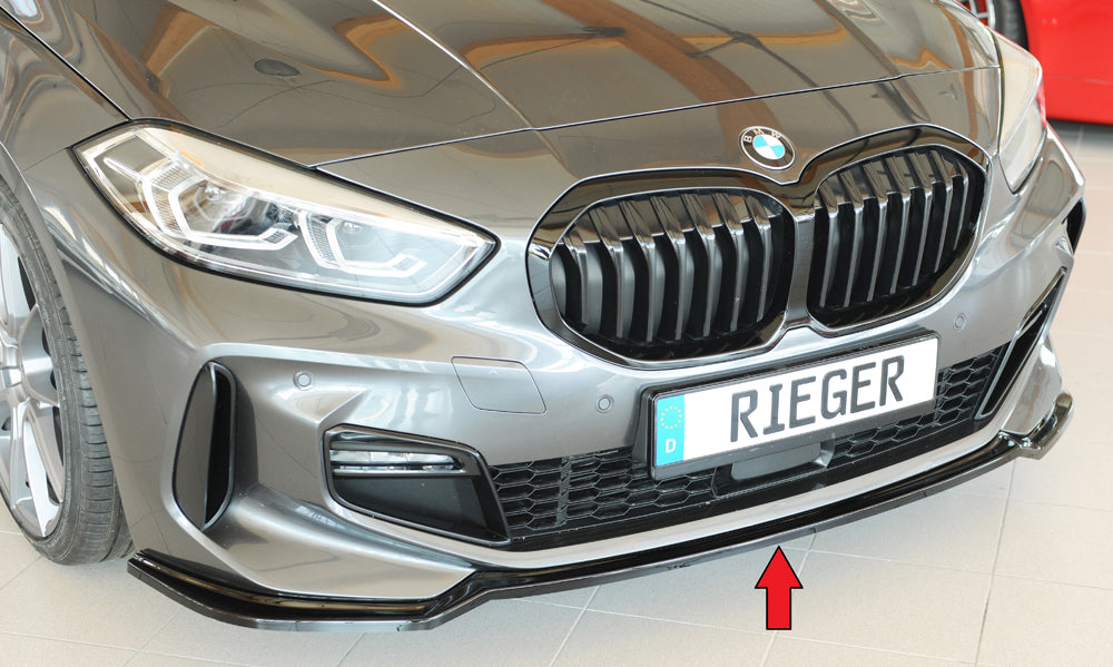 BMW 1er F40 (F1H) Rieger Spoilerschwert für orig. Frontschürze, ABS, s –  Tuning King
