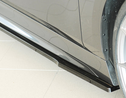 BMW 1er F40  (F1H) Rieger Seitenschwelleransatz rechts, für orig. Seitenschweller, ABS, schwarz glänzend, für Fzg. mit M-S...