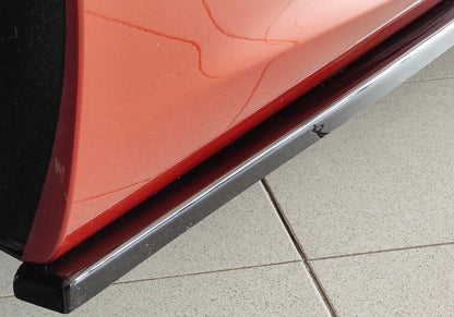 BMW 1er F21  (1K2) Rieger Seitenschwelleransatz rechts, für orig. Seitenschweller, ABS, schwarz glänzend, für Fzg. mit M-T...