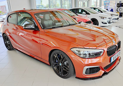 BMW 1er F21  (1K2) Rieger Seitenschwelleransatz rechts, für orig. Seitenschweller, ABS, schwarz glänzend, für Fzg. mit M-T...