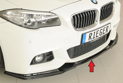 BMW 5er F11  (5K) Rieger Spoilerschwert für orig. Frontschürze, ABS, schwarz glänzend, für Fzg. mit M-Sport-Paket, 
inkl. ...