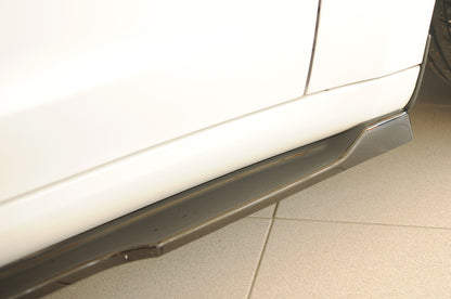 Tesla Model 3  (003) Rieger Seitenschwelleransatz rechts, für orig. Seitenschweller, ABS, schwarz glänzend, 
inkl. Montage...