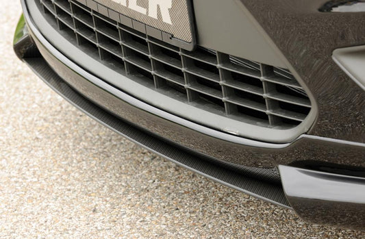 Ford Focus 2 Rieger Spoilerschwert für Spoilerlippe 34160 mittig, ABS, Carbon-Look, 
inkl. Montagezubehör