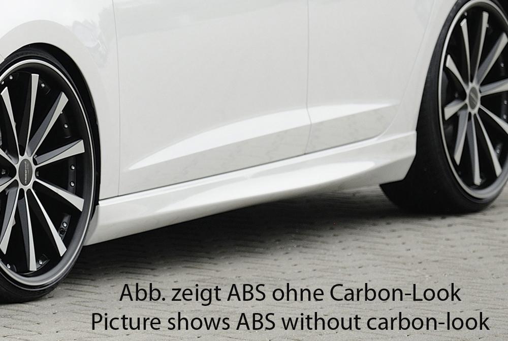 VW Golf 7 Rieger Seitenschweller  rechts, ABS, Carbon-Look, 
inkl. Montagezubehör, Gutachten