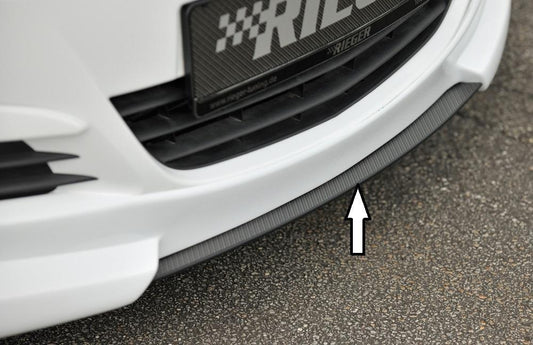 Opel Corsa D Rieger Spoilerschwert für Spoilerlippe 58940 / 58951 mittig, für Spoilerlippe, ABS, Carbon-Look, 
inkl. Montagezubehör